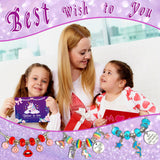 Charm Bracelet Making Kit,Jewelry Making Supplies Beads,Unicorn/Mermaid Crafts Gifts Set for Girls Teens Age 6-12 klmars