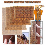 Bamboo Shade Bamboo Blinds Reed Shades Outdoor for Patio, Bamboo Blind Bamboo Roll Up Blinds, Outdoor Blinds, Bamboo Roll Up Shades for Porch/Garden/Sunroom Privacy 31x54inches（W×H） White WEZINK