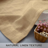 Pitalk Burlap Color Linen Window Valance for Kitchen 3 Inch Rod Pocket Semi Sheer Primitive Rustic Farmhouse Valance Curtain Topper for Bedroom Living Room Dining Bathroom 18 Inch Length Tan Brown Pitalk