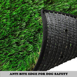 HQ4us Dog Grass Pad with Tray Large 34”×23” Dog Litter Box Toilet with 2×Artificial Grass for Dogs with Hemmed Edge, Pee Pads for Dogs, Realistic, Less Stink, Potty for Balcony HQ4US 4LEGS