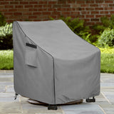 okcool Outdoor Swivel Chair Cover 2 Pack,Outdoor Furniture Patio Chair Covers Waterproof Clearance,(27.5" W x 32.5" D x 39" H) Outdoor Lawn Patio Furniture Covers,Grey okcool