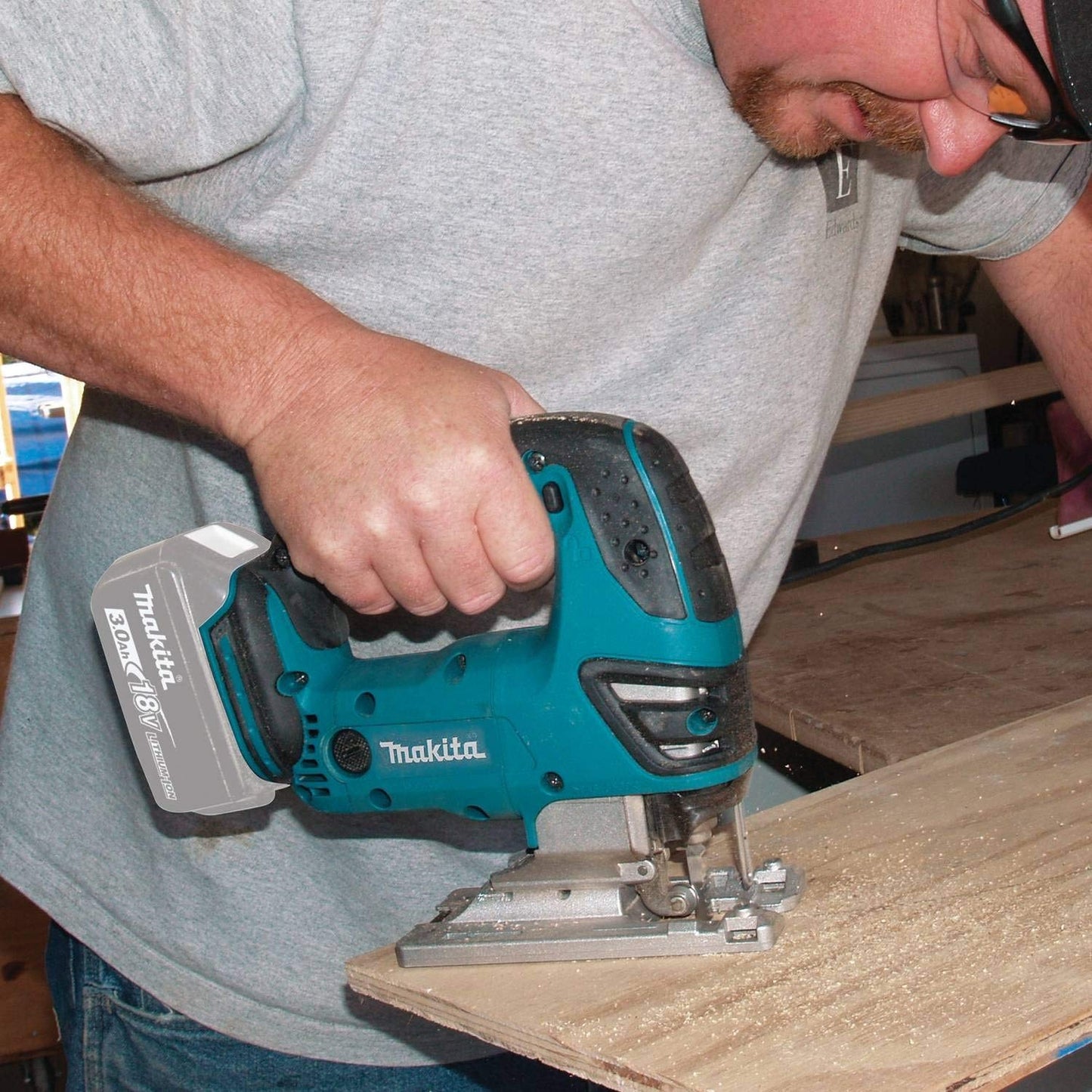 Makita XVJ03Z-R 18V LXT Brushed Lithium-Ion Cordless Jig Saw (Tool Only) (Renewed) - WoodArtSupply