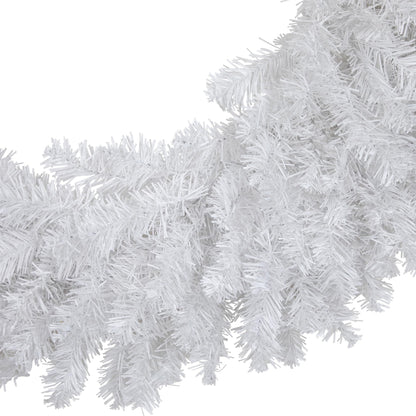 Northlight Unlit White Canadian Pine Artificial Christmas Wreath, 24"