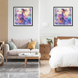 NEWENMO Fairy Diamonds Painting Kits for Adults Beginner, DIY 5D Butterfly Diamond Art Paint with Round Diamonds, Full Drill Diamonds Art Painting Kit Perfect for Home Wall Decor 12x12 Inch NEWENMO