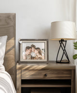 Sapowerntus 8x10 Picture Frames Rustic Wood Farmhouse Cute Heart Love Solid Wooden Family Photo Frame Lace Bow Glass Boho Wall Decor Hanging Tabletop Kids Mom Mother Wedding Gift Sapowerntus