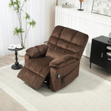 REHOUSING Oversized Power Lift Recliner Big Man 400lbs, Extra Wide Recliner Chair with Lifts Vertically for Elderly, Features Cup Holder, Heat and Massage, Zero Gravity Lay Flat for Adults (Brown) REHOUSING