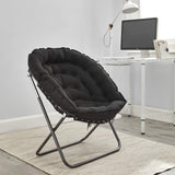 DormCo Papasan Moon Chair - Black DormCo