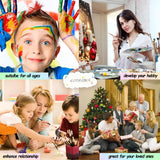 Christmas Paint by Numbers Kit for Adults Beginner,DIY Winter Painting by Numbers Kits,with 3 Brushes and Acrylic Paint(Without Frame), Home Wall Decor 12 x 16 in CZYWJMEI