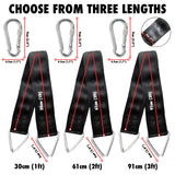 BULL DOZA FIGHT WEAR Heavy Duty Punch Bag Hanging Strap – Three Sizes | Extremely Strong Boxing Bag Hanger | Durable, Adjustable Punching Bag Holder for Home Gym & Training (61cm (2ft)) BULL DOZA FIGHT WEAR