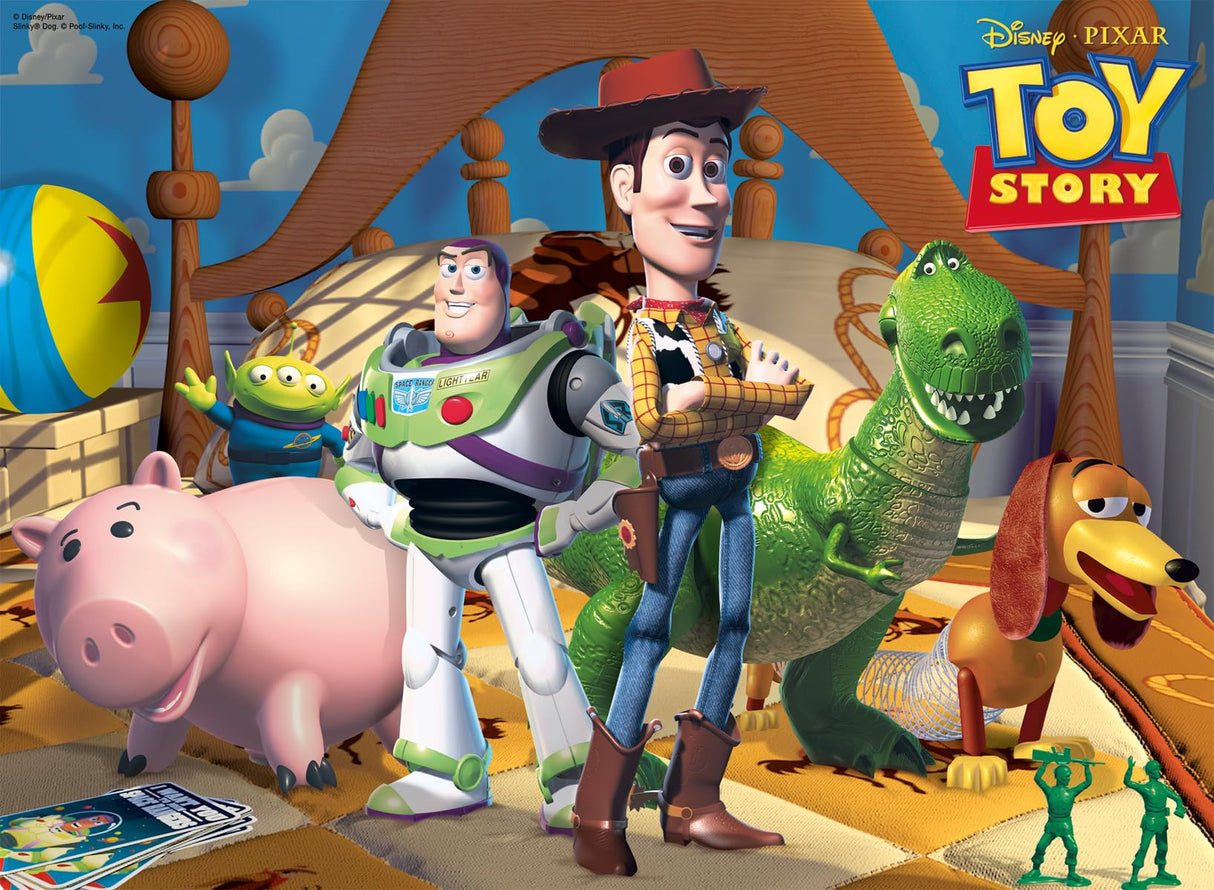 Ravensburger Disney Pixar: Toy Story 100-Piece Jigsaw Puzzle for Kids - Unique Puzzle Pieces for Frustration-Free Fun | Enhances Concentration and Creativity | Ideal Gift for Boys and Girls Ravensburger