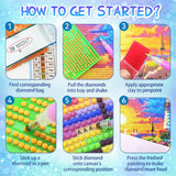 SuanFA Black cat 5D Diamond Art Kits for Beginners, Adult Diamond Art Animals in Galaxy with Stars, Planets, DIY Home Decor Cute Cat Diamond Painting Canvas Kits 12x16in SuanFA