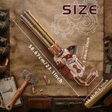 3D Wooden Puzzle Gun for Adults, Rubber Band 3D Gun Puzzle, Electric Gatling Gun Model Building Kit, Wood 3D Puzzle, Hobby Kits for Men, Wooden Building Set for Adults Teens (272 PCS) OWNONE 1