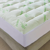 ANALIN® Bamboo_Viscose Mattress Topper Twin Size,Thick Pillow Top Mattress Pad with Stretchable Pockets for 6-18 inches Mattress, Soft Breathable Mattress Topper for Back Pain Relief ANALIN