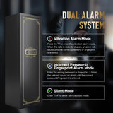 KAER 10-12 Gun safe,Rifle Safe,Gun Safes for Home Rifle and Pistols,Long Gun Safe for Rifle,Clearance Gun Safe with Digital Keypad,Adjustable Shelves,Unassembled KAER