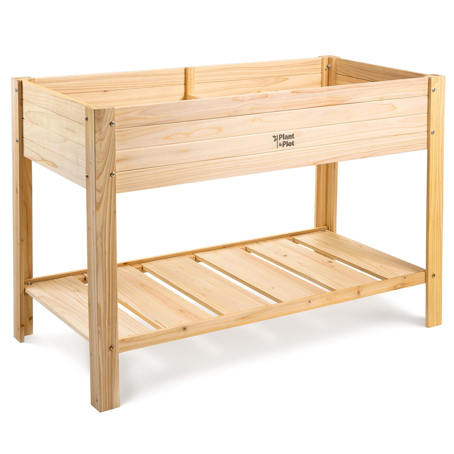 Wooden Raised Garden Bed with Legs for Outdoor // 48×24×33in Elevated Planter Box for Vegetables, Flowers // Large Wood Raised Beds for Backyard Patio Gardening - WoodArtSupply