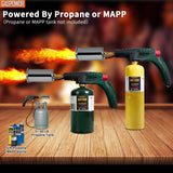 POWERFUL Grill Torch Charcoal Starter,Propane Searing Torch,Charcoal Lighter Campfire Starter,Fire Starter Torch,Sous Vide,Kitchen torch, Charcoal BBQ Grill Gun,Cooking Torch (Fuel Not Included) GASPOWOR