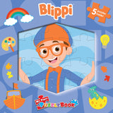 Blippi My First Puzzle Book - Jigsaw Puzzles for kids, 10-page board book, 5 puzzles to enjoy Phidal