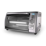 Black+Decker Countertop Convection Toaster Oven, 8 One-touch Cooking Functions, Stainless Steel BLACK+DECKER