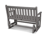 POLYWOOD® Traditional Garden Glider, Slate Grey Polywood