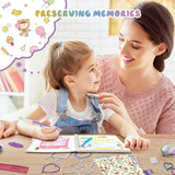 PERRYHOME DIY Journal Kit for Girls Ages 8-14, 2-Pack Journal Set for Tween & Teen Girls, Scrapbook & 100+Pcs Diary Supplies Set,DIY Stationery Set, Gifts for 8 9 10 11 12 13 14 Year Old Girl Birthday PERRYHOME