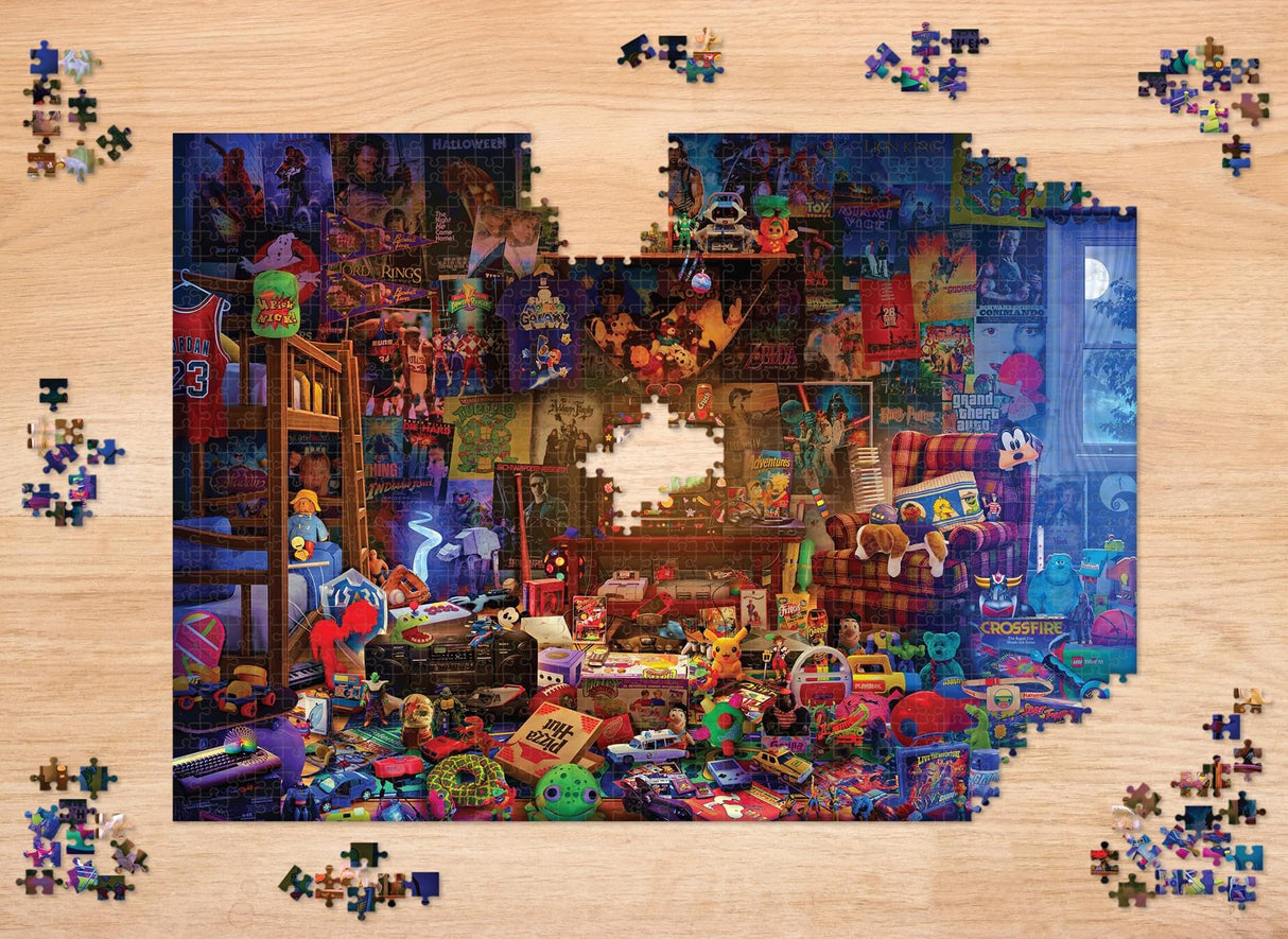 Millennial Dream Room 1000-Piece Jigsaw Puzzle by Rachid Lotf | Fun Brain Teaser, Toys & Games | 28 x 20 Inches Toynk