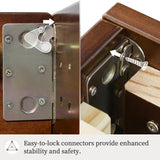 Yaheetech Queen Solid Pine Wood Platform Bed Frame with Supportive Slats and Headboard Compatibility Yaheetech