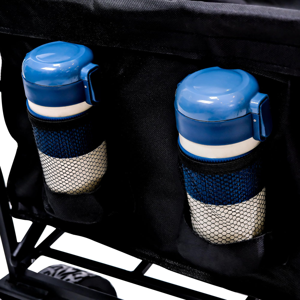 welsteepse Collapsible Foldable Wagon, Heavy Duty Folding Utility Garden Cart Wagon for Sports, Camping, Garden, and Shopping, Black welsteepse