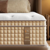 BedStory Firm King Mattress 14 Inch, Hybrid Mattresses in a Box with Cooling Gel & Pocket Springs for Back Pain Relief and Couples, CertiPUR-US Certified, Fiberglass-Free BedStory