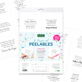 Katy Sue A Year of Peelables Stickers for Card Making. 72 Peelable Verses/Peel Offs/Sentiments Stickers for Year Round Card Making Supplies & Embellishments Katy Sue