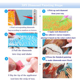 FORLAND Frog Diamond Painting Kits for Adults Beginners - 5D DIY Funny Full Drill Diamond Kits Painting Crafts for Home Wall Decor, Diamond Art Kits,12x16inch FORLAND