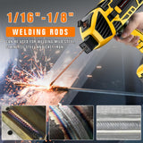 YesRight Handheld Welding Machine 110V 120A Portable Electric Welding Machine, IGBT Inverter Stick Welder with 6 Variable Current Adjustment for 3/32"-1/8" Welding Rod Tool YesRight