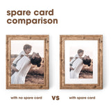 TWING 4x6 Picture Frames Set of 6, Rustic Farmhouse Picture Frame 3x5 with Mat or 4x6 Without Mat, Tabletop Display and Wall Mounting Home Decorative collage picture Photo Frames Wood Brown,Walnut TWING