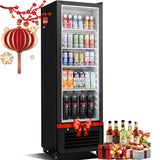 BODEGACOOLER Beverage Refrigerator and Cooler, 10.2 Cu.Ft Commercial Beverage Refrigerator, Commercial Merchandiser Refrigerator For Drinks, Commercial Display Refrigerator with Glass Door Fridge. BODEGA