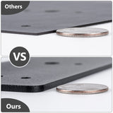 Sihnman 14" x 8.5" T Shape Steel Flat Bracket (1 pc) with Powder Coating as Mending Plate, Joining Brackets, Connecting Brackets, T Strap. Metal Plate with Holes, T Flat, T Plate for Truss framing. Sihnman