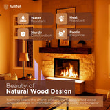 Avana Fireplace Mantel - Wall-Mounted Mantles for Over Fireplace - Farmhouse Fireplace Mantle Shelves - Handcrafted Wood Fireplace Mantels - Floating Fireplace Mantel 72 X 8 X 5 - Rustic Traditional Avana