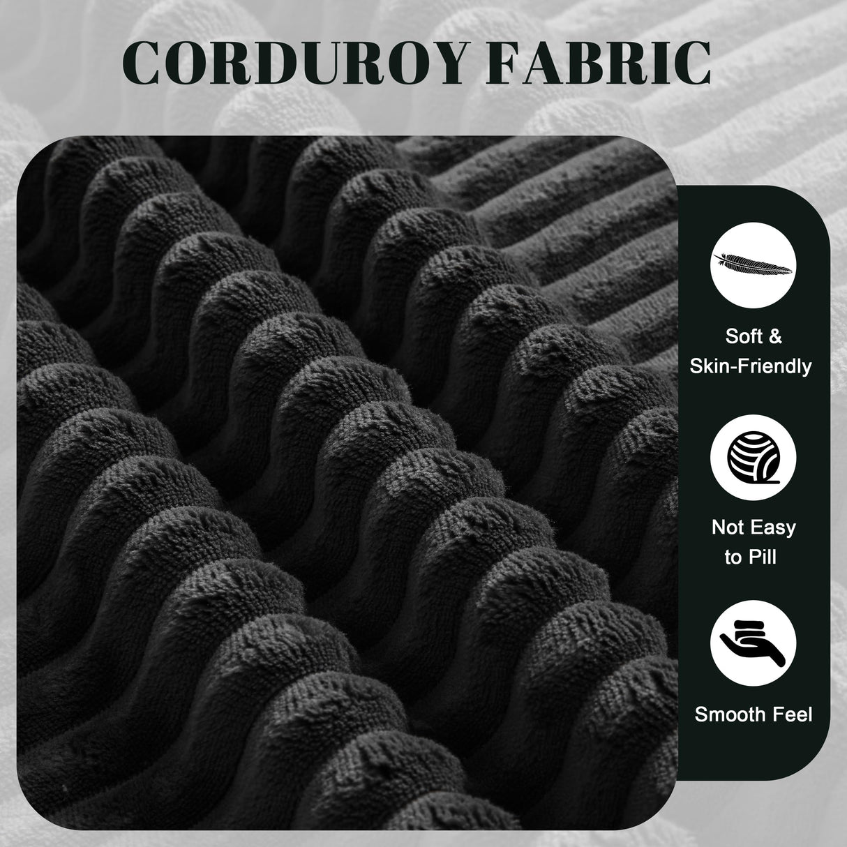 108” Modular Sectional Sofa, Cloud Sectional Couch with Deep Seat, Modern Modular L-Shape Sofa Couch with Chaise,Upholstered Couches for Living Room Bedroom (Black, Right Facing Chaise) Weture