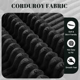 108” Modular Sectional Sofa, Cloud Sectional Couch with Deep Seat, Modern Modular L-Shape Sofa Couch with Chaise,Upholstered Couches for Living Room Bedroom (Black, Right Facing Chaise) Weture