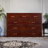 AFI, Northfield Murphy Bed Chest Queen with 6" Mattress, Storage Drawer & Built-in USB Charger, Walnut AFI