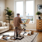 1500 Piece Jigsaw Puzzle Table with Legs,Jigsaw Puzzle Board Portable with 4 Drawers and Cover,35"x26"Adjustable Puzzle Tables for Adults,Gift for Mom OIRBOEUS