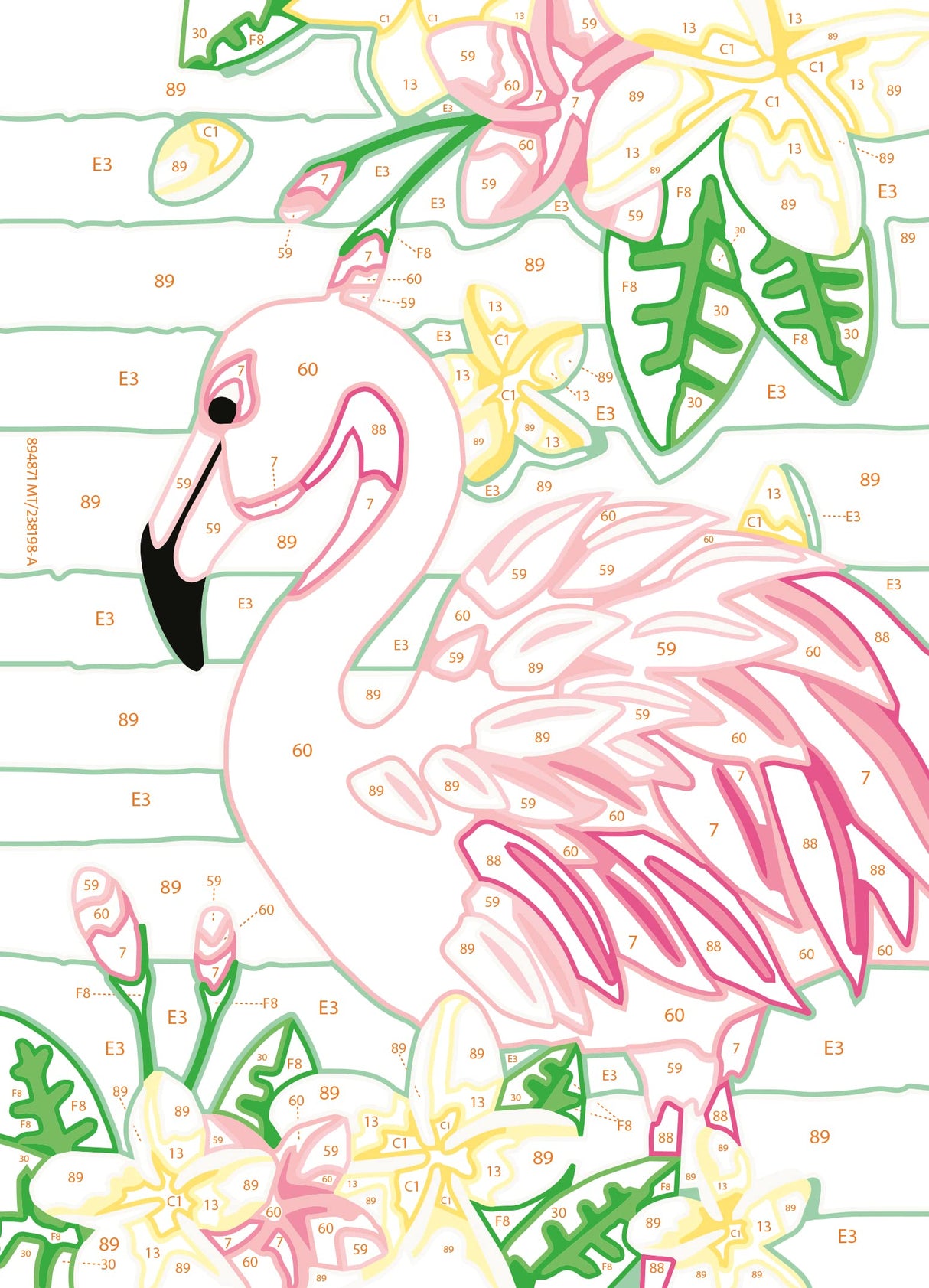 Ravensburger CreArt Think Pink Paint by Numbers Kit for Kids & Adults - All-Inclusive DIY Painting Kit with Premium Canvas | Detailed Flamingo Artwork | Ideal for Beginners & Art Enthusiasts Ravensburger