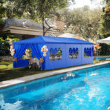 Party Tent 10x30 Outdoor Wedding Tents for Parties, Heavy Duty Canopy Event Tents for Parties Gazebo Shelter with 8 Removable Sidewalls Waterproof Party Wedding BBQ Events Tent Shelter susici