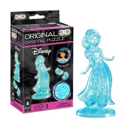 BePuzzled | Disney Princess Jasmine Original 3D Crystal Puzzle, Ages 12 and Up