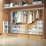 MAGINELS 4-Tier Slim Shoe Rack Organizer and Tall Storage for Closet,Hidden Thin Shoes Cabinet for Small Spaces,Narrow Shelves for Wall Behind Door,Entryway,White MAGINELS