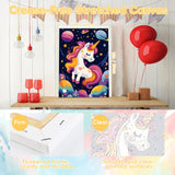 3 Pack Framed Paint by Numbers Kit for Kids, Animal Paint by Number for Kids Ages 4 8 12, Easy Framed Painting Kits with Easel for Kid Beginners Home Wall Decor (8x12 inch) HITO