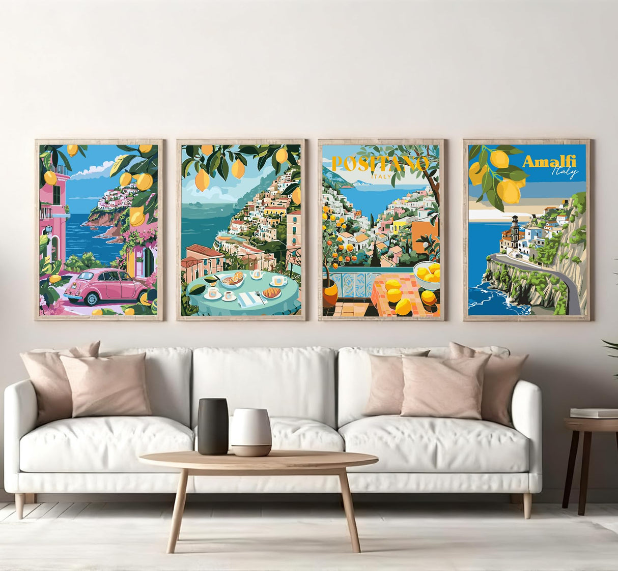 4Pack Paint by Numbers for Adult,Cityscape Paint by Numbers Kit for Adults Beginners,DIY Paint by Numbers Acrylic Paint CanvasPainting Kits Art,Home Wall Decor, 10X14 inch(Without Frame) APTDYIGL