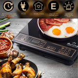 Duxtop 1800W Portable Induction Cooktop Countertop Burner, Gold 8100MC/BT-180G3 duxtop