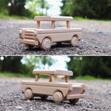 VESPLO - Wooden Car Trabant - DIY Wooden Cars - Toy Car for Kids & Adults - Handmade Wooden Toys - Preschool Learning Activities - Toddler Car & Trucks - Educational Toys - Solid Wood VESPLO