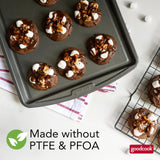 GoodCook Nonstick Steel Baking Sheet, 11" x 17", Gray GoodCook