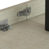 NTYUNRR 23.6" - 118" Extendable Dining Room Table, Modern Extra Long Folding Dining Tables for 2-10 People, Outdoor Patio Furniture Set, Adjustable Kitchen Dinner Table, Ancient White NTYUNRR