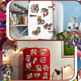 Remuuly 30 Pcs Diamond Painting Magnets Summer Diamond Art Magnet Kits for Adults Spring Flower Animal Cupcake 5D Rhinestones Refrigerator Magnetic Stickers for Fridge DIY Crafts Gifts(Animal) Remuuly